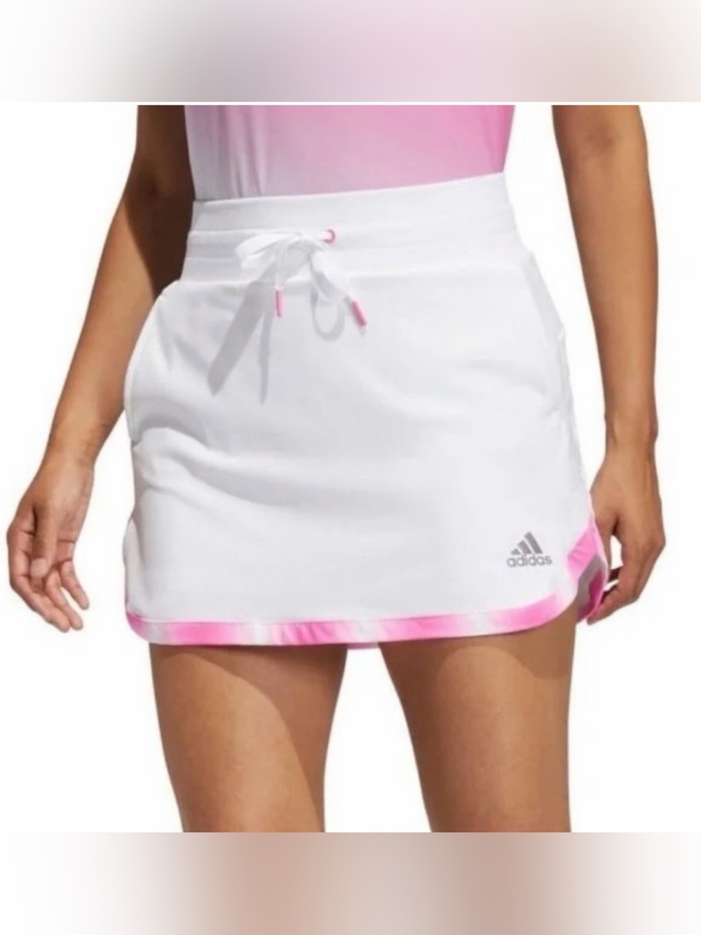 Adidas Womens Gradient 15-Inch Golf pink and white
